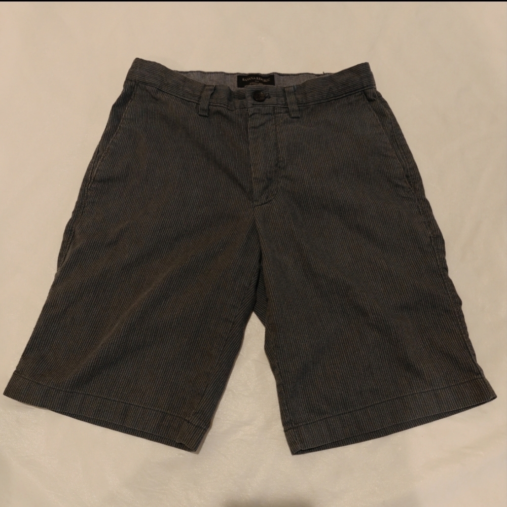 Men's Banana Republic Charcoal Gray Striped Shorts